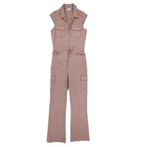 NEW Paige Sloane Cargo Jumpsuit Bootcut 70s Utility Indie French Girl Minimal 6